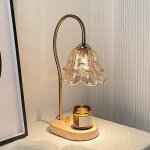 Lampe chauffe - bougie parfum�e, chauffe - bougie �lectrique avec minuterie et variateur, cadeau de no�l ...