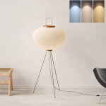 Lampe de chevet japonaise xuan en papier, abat - jour blanc de 68 cm, 3000 - 6000 k, id�ale pour le salon. ...