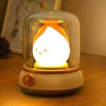 Lampe de chevet, veilleuse enfant pour chambre salon, led lampe de chevet dimmable avec mode chaud et ...