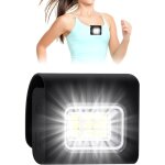 Lampe de course � pied, eclairage de poitrine pour course, usb rechargeable led lampe de poitrine mini ...