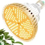 Lampe de croissance led - 25 w - culot e27 - 150 led - spectre complet - lumi�re similaire � la lumi�re ...