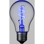 Lampe e27 36v goutte spirale bleue �60mm