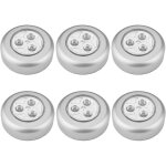 Lampe d'�clairage de nuit led auto - adh�sive aliment�e par 3 pilespour placard / placard / �tag�re / ...