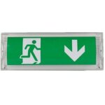 Lampe d'�clairage de secours � led, avec batterie de secours jusqu'� 3 heures, classe de protection : ...