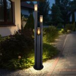 Lampe d'ext�rieur � led lampes sur pied lampes d'ext�rieur en acier inoxydable lampe de jardin grande ...