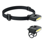 Lampe frontale led 2 en 1 pour v�lo rechargeable usb, 170 lumens - fr200vel - xanlite