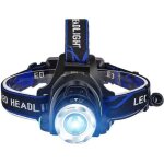 Lampe frontale led, rechargeable usb phare led puissante torche frontale 3 modes eclairage, zoomable, ...