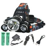 Lampe frontale led, lampe frontale rechargeable, zoom, lampe frontale de pche, lampe frontale de chasse, ...