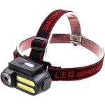 Lampe frontale pliable usb d'urgence � intensit� variable