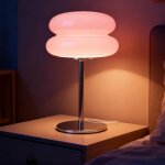 Lampe hamburger r�tro � intensit� variable - id�ale pour les chambres, les tables de chevet, les salons, ...