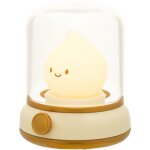 Lampe  huile vintage  intensit variable et minuterie, veilleuse, lampe de chevet, lumire douce, idale ...