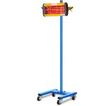 Lampe infrarouge carrosserie 1100 w 1 emetteur ir sechage laque radiateur pro