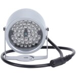 Lampe infrarouge de vision nocturne ip5 �tanche � la pluie, 48 led ir, pour cam�ra de surveillance de ...