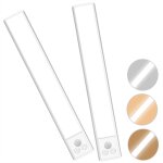 Lampe d'intrieur avec dtecteur de mouvement, 1500mah veilleuse led rechargeable, clairage led sans ...