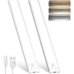 Lampe d'int�rieur avec d�tecteur de mouvement, 1500mah veilleuse led rechargeable, �clairage led sans ...