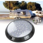 Lampe d'int�rieur rv, 12v led plafonnier d�me toit, �clairage int�rieur de caravane avec interrupteur ...