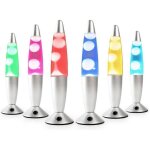 Lampe lave led avec mouvement de liquide multicolore - lampe � lave led - lampe magma - lampe lave - ...