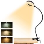 Lampes de lecture � clipser, lampe de bureau usb 48 led avec 3 modes de couleur 10 luminosit�, lampe ...