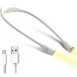 Lampe de lecture de cou livre lampe de lecture led rechargeable lampe de travail 3 couleurs r�glable ...