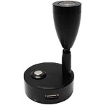 Lampe de lecture avec interrupteur tactile marche / arr�t et support usb. 5 v / 2 a, convient aux caravanes, ...
