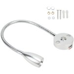 Lampe de lecture led 3w, lampe de lecture murale, col de cygne flexible, 3 couleurs rglables pour camping ...