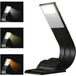 Lampe de lecture lampe led liseuse, 3 couleurs lampe lecture lampe livre lampe de lecture pour lire au ...