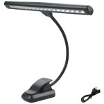 Lampe de lecture led rechargeable ? 3 temp�ratures de couleur et 2 niveaux de luminosit� ? col flexible ...