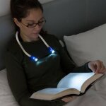 Lampe de lecture led pour tour de cou nereled innovagoods
