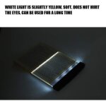 Lampe de lecture led veilleuse wedge book eye care portable signet light bright book board pour la lecture ...