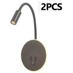 Lampe de lecture murale avec port de charge usb et interrupteur indépendant , applique murale led col ... Lampe de lecture murale avec port de charge usb et interrupteur indépendant , applique murale led col ...