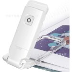 Lampe de lecture pince � livre, lampe � pince rechargeable usb pour lire au lit, lampe de livre � 3 niveaux ...