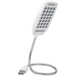 Lampe de lecture portable flexible  col de cygne mini usb 28 led avec interrupteur pour ordinateur de ...