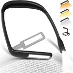 Lampe de lecture rechargeable 3 couleurs led flexible pour lit livre tricot camping cadeau