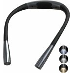Lampe de lecture rechargeable de cou, liseuse lampe led, flexible lampe de lecture pour livre, 3 couleurs, ...