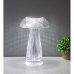 Lampe led en cristal, lampe de table en cristal diamant 3 couleurs changement de couleur contr�le tactile ...
