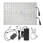 Lampe led de croissance 300w plein spectre avec minuterie et variateur pour plantes d'int�rieur, prise ...