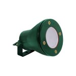 Lampe led �tanche - spot immergeable �tang - aluminium vert - 300lm - ip68
