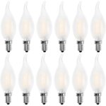 Lampe led led flamme e14, xu, forme bougie, blanc chaud 2700 k, �quivalent � une ampoule � incandescence ...