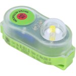 Lampe led pour gilet de sauvetage, lumi�re cyan auto - allumante au contact de l'eau de mer, lampe torche ...