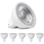 Lampes led mr16 blanc chaud 3000k, mr16 gu5. 3 led 5w remplacement pour lampe halogne 50w 40w, illuminant ...