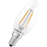 Osram - lampe led forme toile bougie b25 filament, 2700 k blanc chaud, 1, 8 w, e14, transparente, 250 ...