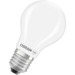 Osram - lampe led forme toile filament a60, 4 000 k blanc neutre, 5, 9 w, e27, dpolie, 806 lm, 15 000 ...