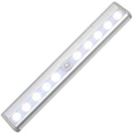 Lampes led sans fil avec d�tecteur de mouvement et bande magn�tique pour placard, penderie, escalier, ...