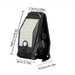 Lampe led solaire � d�tecteur de mouvement ? lampadaire d?ext�rieur � clipser, rechargeable usb, ip44 ...