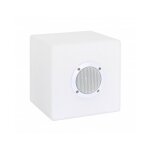 Lampe led speaker cube en poly�thyl�ne 20x20cm