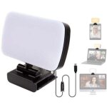 Lampe led streaming usb - lumire de bureau rglable 3 couleurs - 120 leds avec clip pour pc, visioconfrence, ...