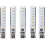 Lampe led usb, led mini portable usb lampe, 5 pices lumire de clavier d'ordinateur, pour pc, ordinateur, ...