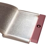 Lampe de livre plate, panneau de lampe de lecture  led, pour lecture de nuit au lit, lampe de page de ...
