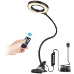 Lampe loupe led 3x lumire du jour, loupe  pince avec 3 rglages de lumire rglables pour la lecture, ...