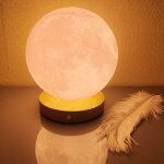 Lampe de luminoth�rapie happy sunlight sans uv, 3 temp�ratures de couleur, luminosit� r�glable, minuterie ...